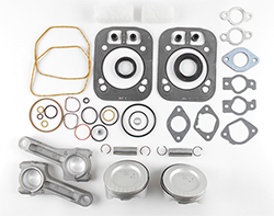 Kohler Confidant 23HP-25HP, ZT730-ZT740 Standard Size Basic Rebuild Kit With Connecting Rods